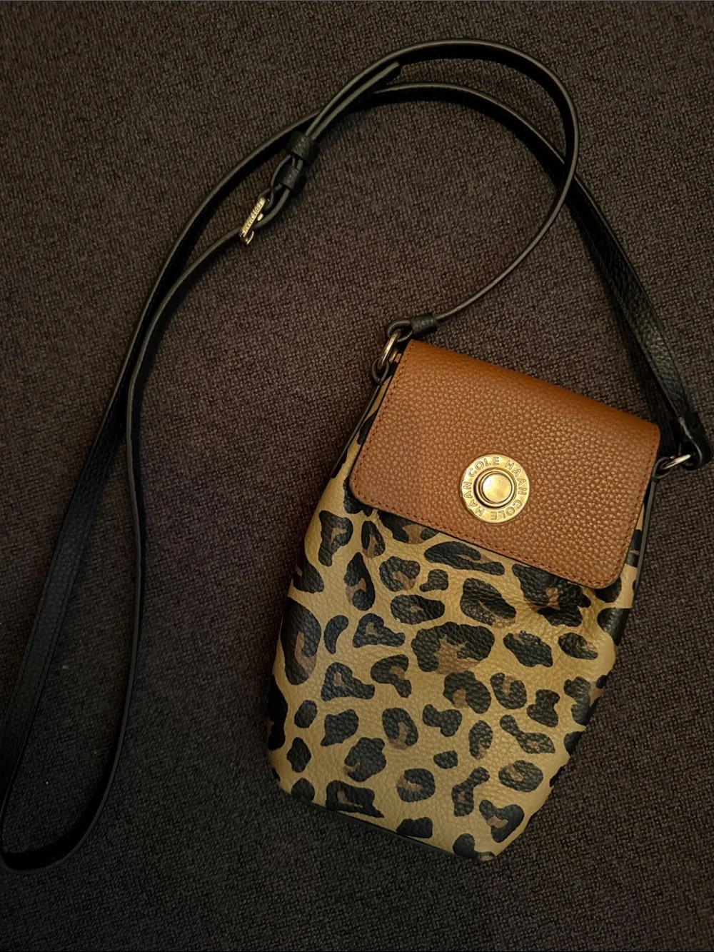Cole Haan leather compact